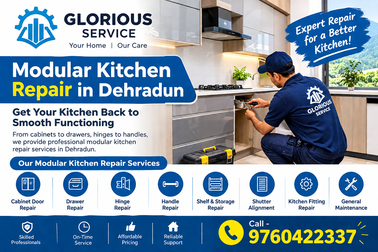 Modular Kitchen Repair in Dehradun |Call - 9760422337